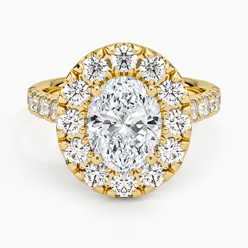 Adele Halo Diamond Ring