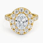 Adele Halo Diamond Ring