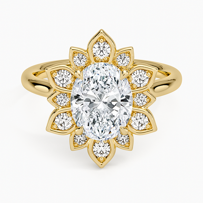 Fiore Halo Diamond Ring