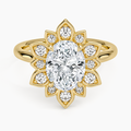 Fiore Halo Diamond Ring