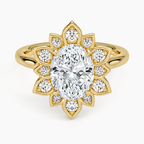 Fiore Halo Diamond Ring