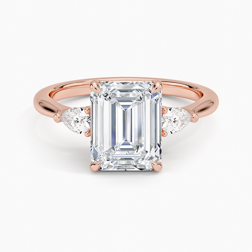 Petite Opera Three Stone Diamond Ring