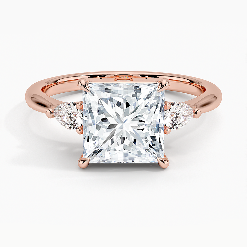 Petite Opera Three Stone Diamond Ring