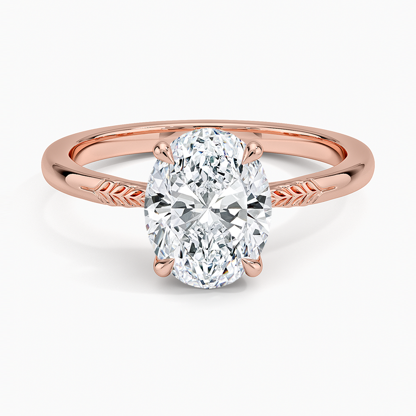 Laurel Engraved Ring