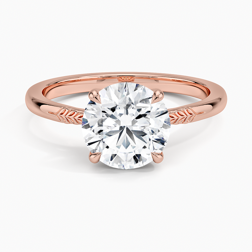 Laurel Engraved Ring