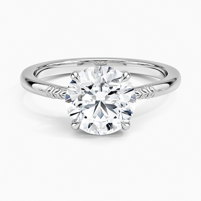 Laurel Engraved Ring