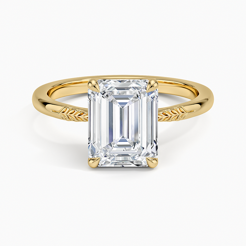 Laurel Engraved Ring