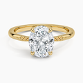 Laurel Engraved Ring
