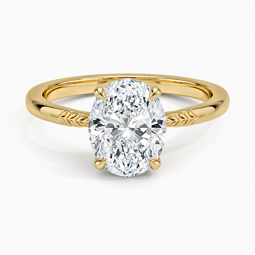 Laurel Engraved Ring