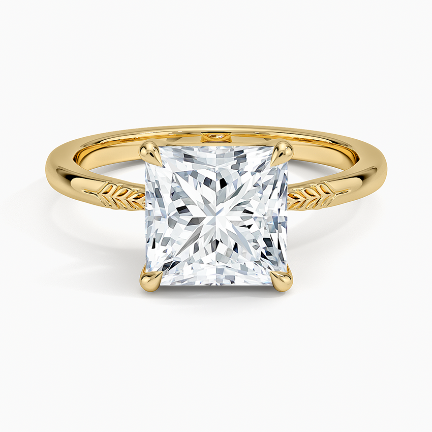 Laurel Engraved Ring