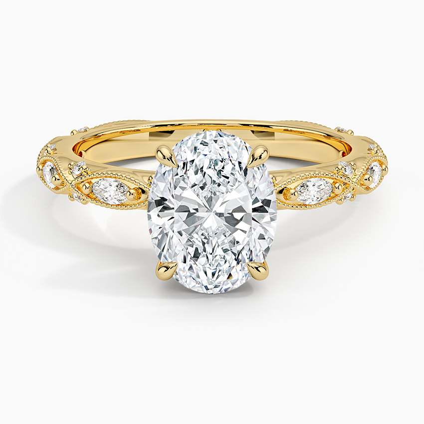 Celestia Milgrain Diamond Ring (1/4 ct. tw.)