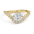 Silhouette Diamond Ring
