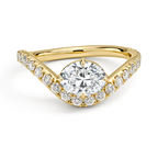 Silhouette Diamond Ring