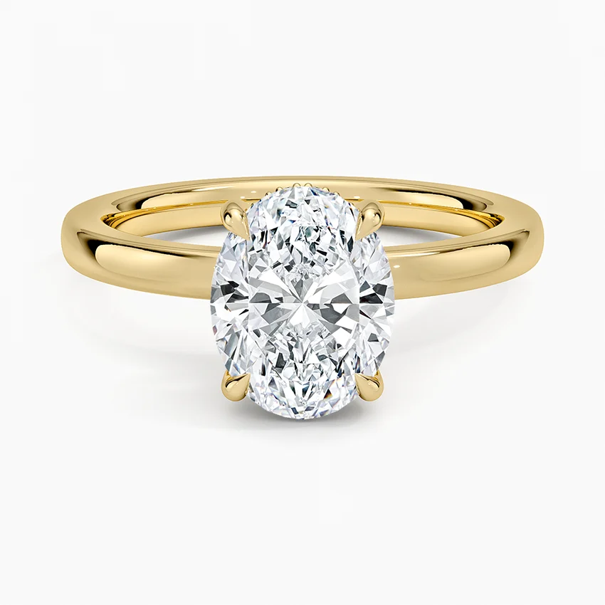 Audrey Perfect Fit Hidden Halo 2mm Diamond Ring