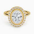 Bezel Halo Diamond Ring (1/4 ct. tw.)