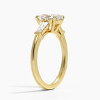 Symphony Tapered Baguette Three Stone Diamond Ring
