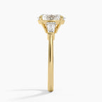 Symphony Tapered Baguette Three Stone Diamond Ring