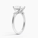 Symphony Tapered Baguette Three Stone Diamond Ring