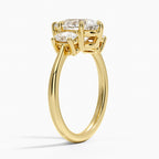 Oval-Cut Three Stone Diamond Ring