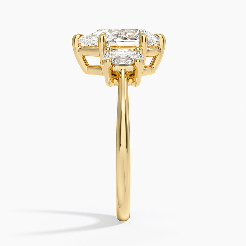 Oval-Cut Three Stone Diamond Ring