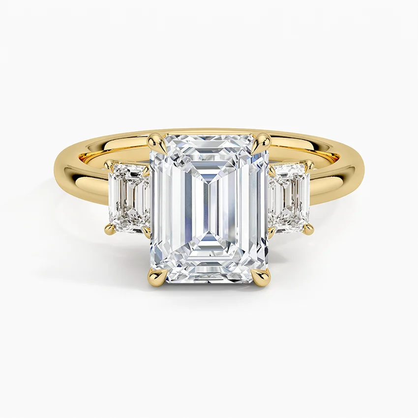 Rhiannon Emerald Cut Three Stone Diamond Ring (1/2 ct. tw.)