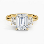 Rhiannon Emerald Cut Three Stone Diamond Ring (1/2 ct. tw.)