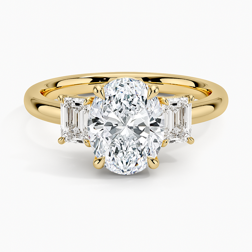 Rhiannon Emerald Cut Three Stone Diamond Ring (1/2 ct. tw.)