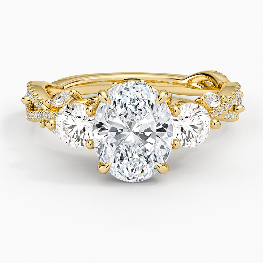 Luxe Secret Garden Three Stone Diamond Ring (1 ct. tw.)