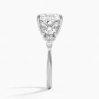 Luxe Nadia Three Stone Diamond Ring