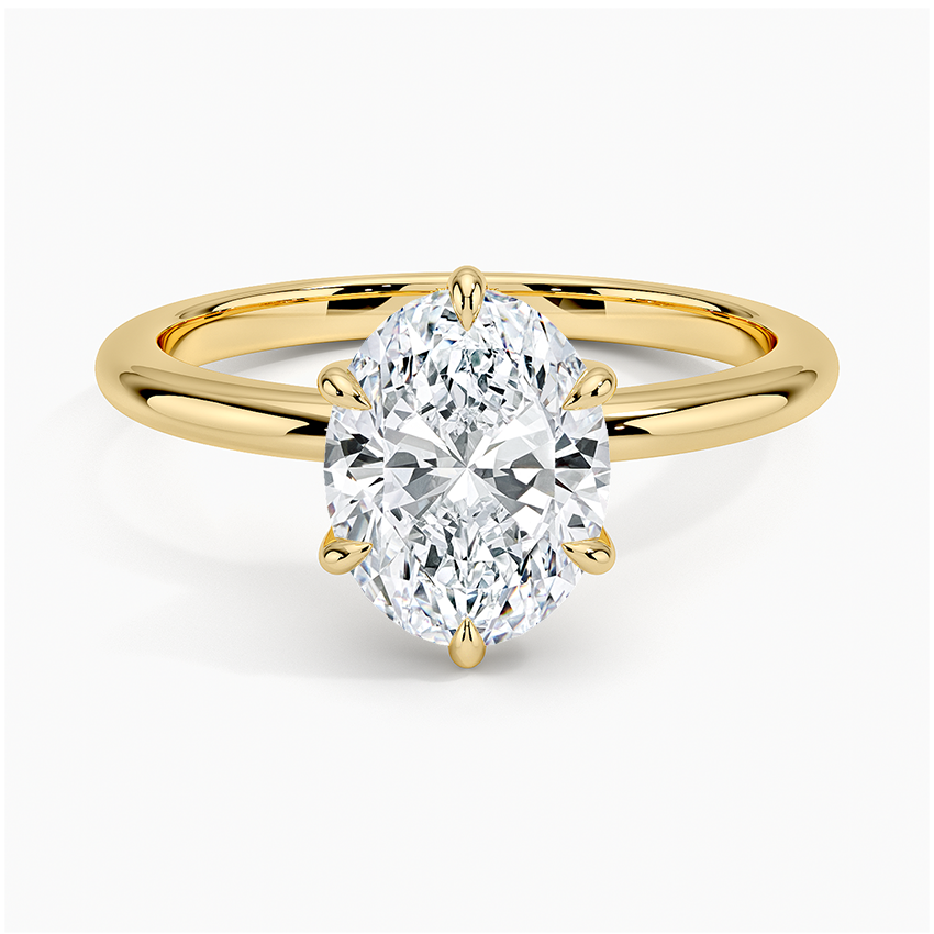 Esme Hidden Halo Diamond Ring