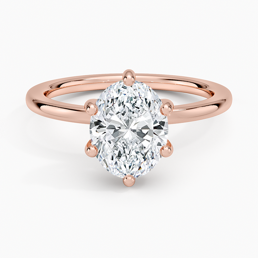 Sydney Perfect Fit Hidden Halo Six-Prong Diamond Ring