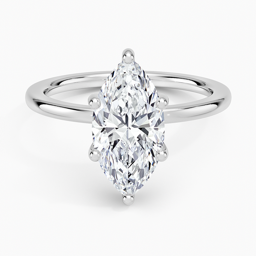 Sydney Perfect Fit Hidden Halo Six-Prong Diamond Ring