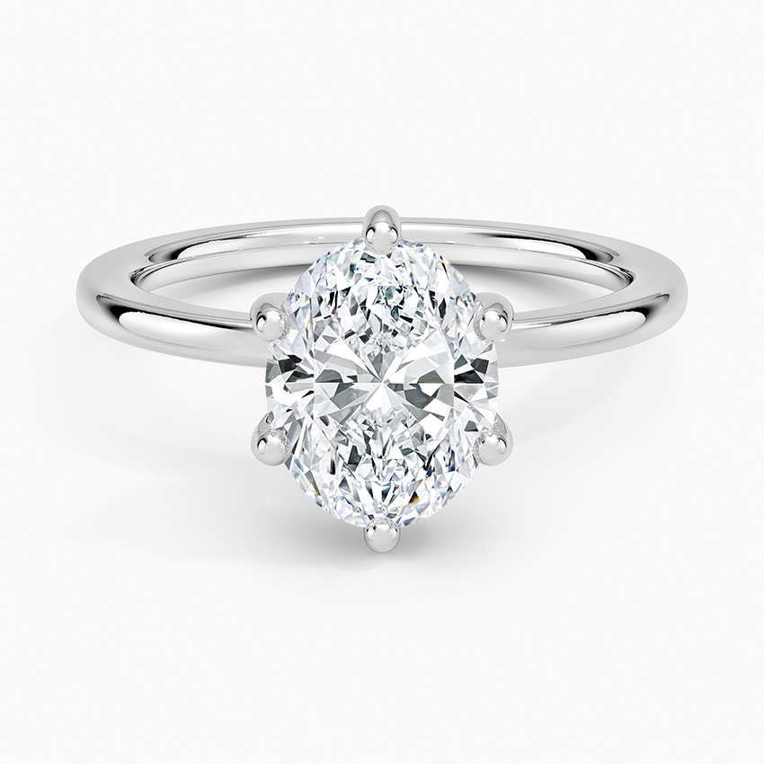Sydney Perfect Fit Hidden Halo Six-Prong Diamond Ring
