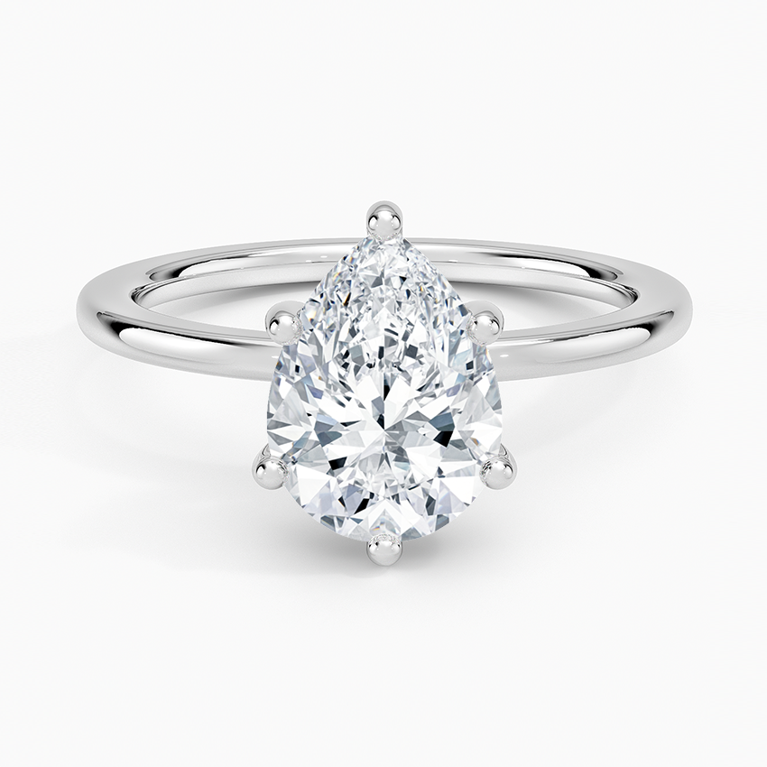 Sydney Perfect Fit Hidden Halo Six-Prong Diamond Ring
