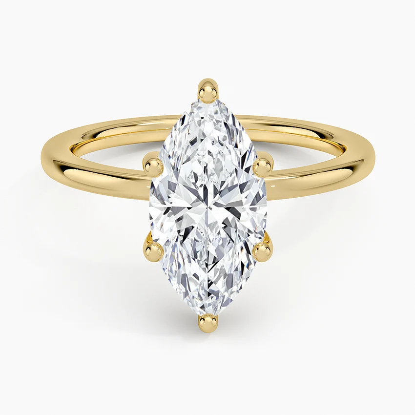 Sydney Perfect Fit Hidden Halo Six-Prong Diamond Ring