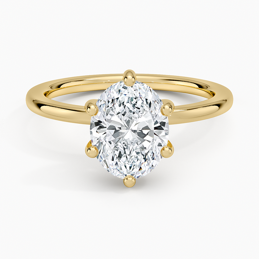 Sydney Perfect Fit Hidden Halo Six-Prong Diamond Ring