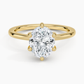 Sydney Perfect Fit Hidden Halo Six-Prong Diamond Ring