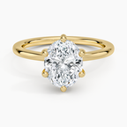 Sydney Perfect Fit Hidden Halo Six-Prong Diamond Ring