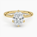 Sydney Perfect Fit Hidden Halo Six-Prong Diamond Ring