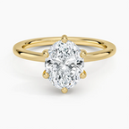 Sydney Perfect Fit Hidden Halo Six-Prong Diamond Ring