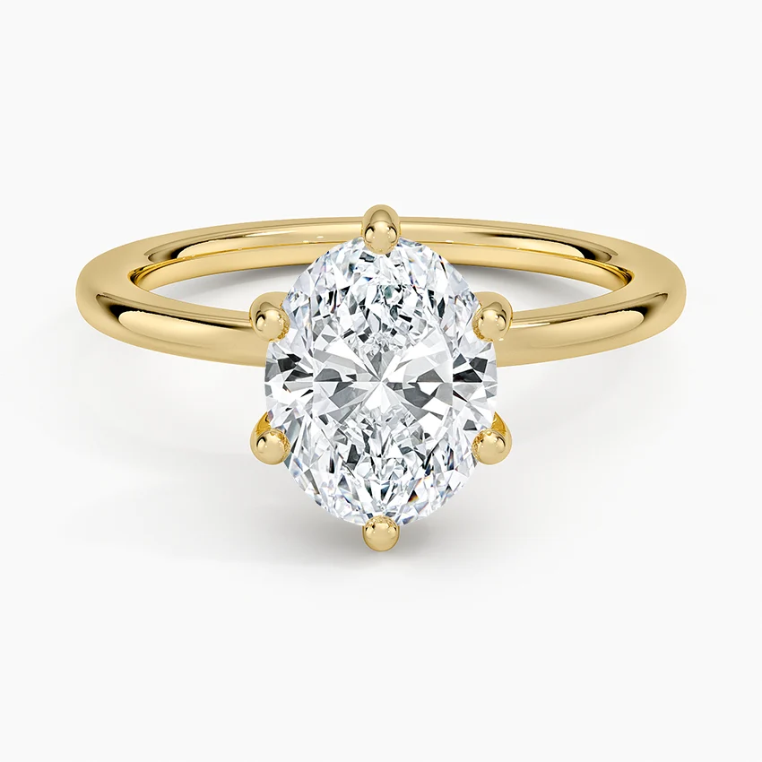 Sydney Perfect Fit Hidden Halo Six-Prong Diamond Ring