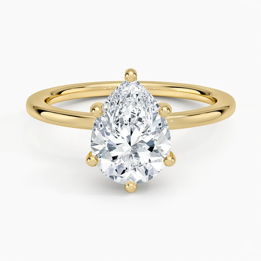 Sydney Perfect Fit Hidden Halo Six-Prong Diamond Ring