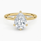 Sydney Perfect Fit Hidden Halo Six-Prong Diamond Ring
