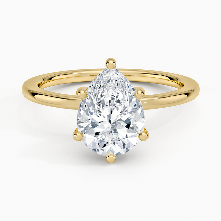 Sydney Perfect Fit Hidden Halo Six-Prong Diamond Ring