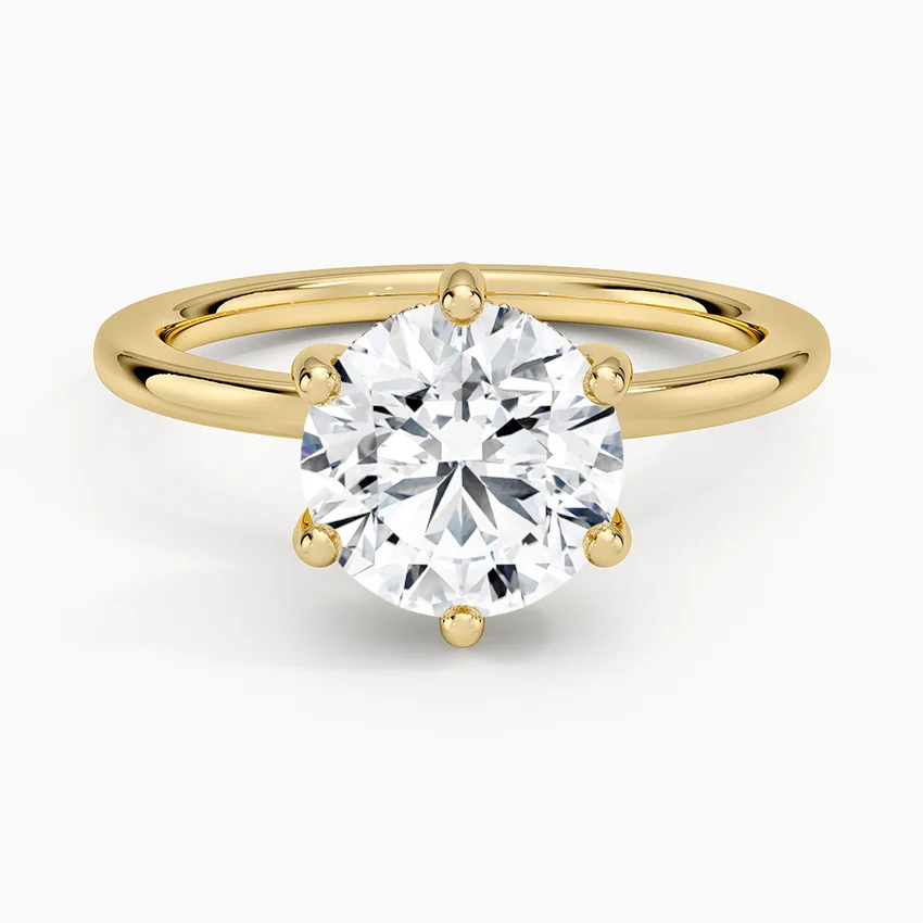 Sydney Perfect Fit Hidden Halo Six-Prong Diamond Ring