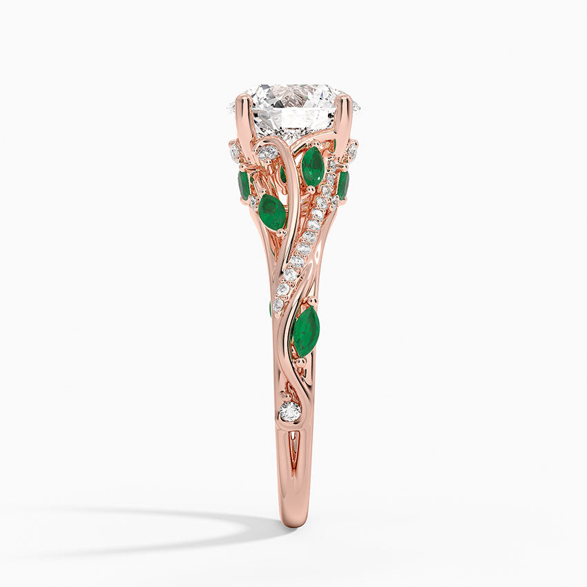 Begonia Vine Diamond Ring
