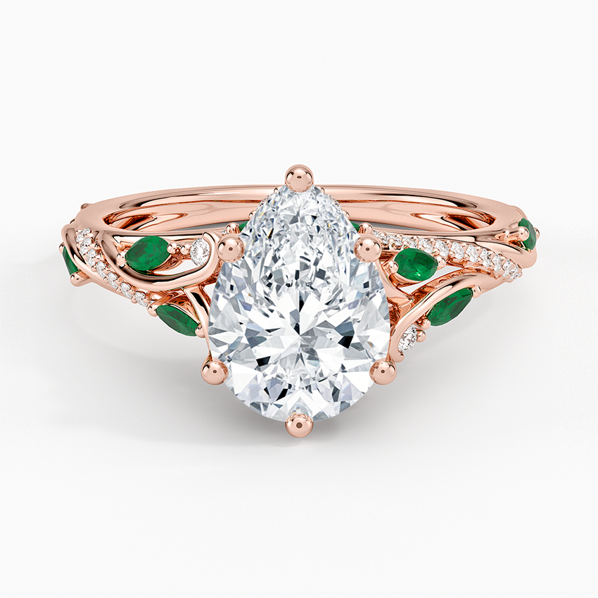 Begonia Vine Diamond Ring