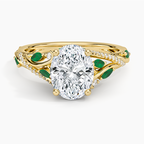 Begonia Vine Diamond Ring