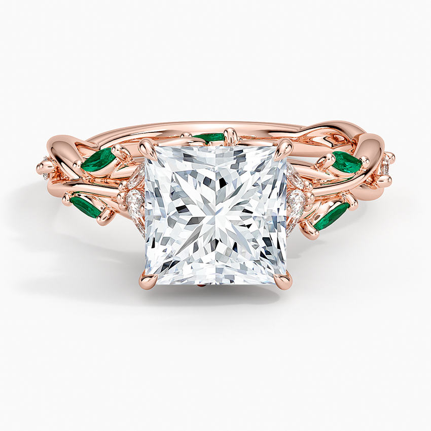 Secret Garden Lab Emerald and Diamond Ring