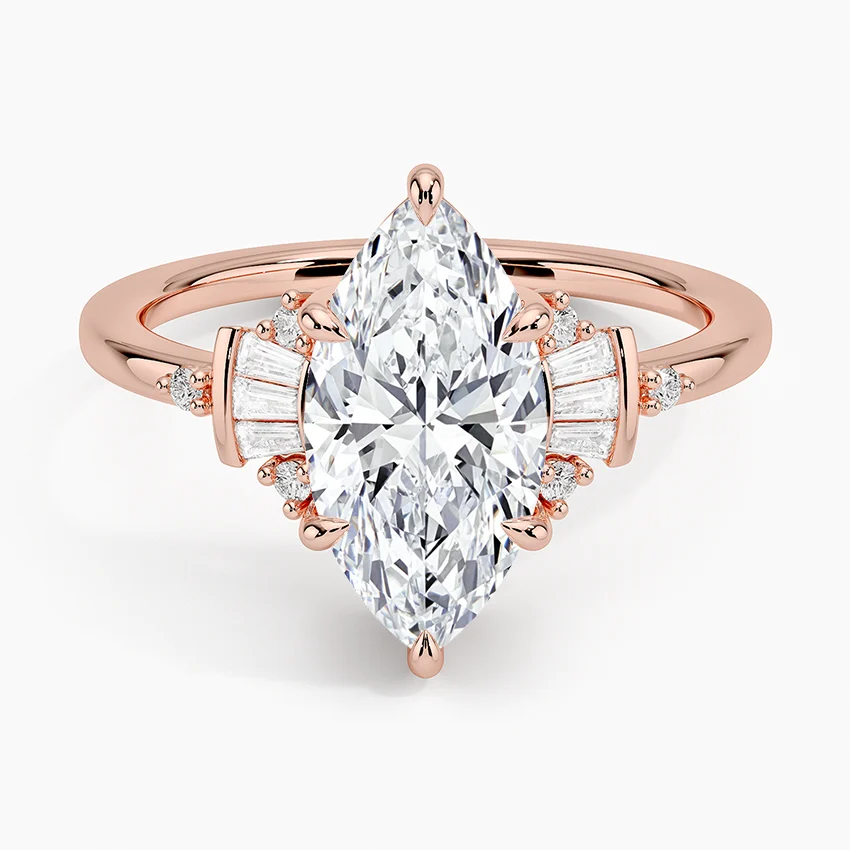 Daphne Art Deco Ring (1/8 ct. tw.)